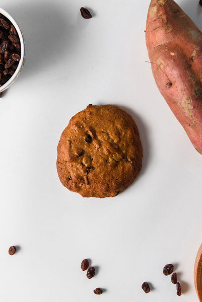 Sweet Potato Walnut Chocolate Chip Cookies